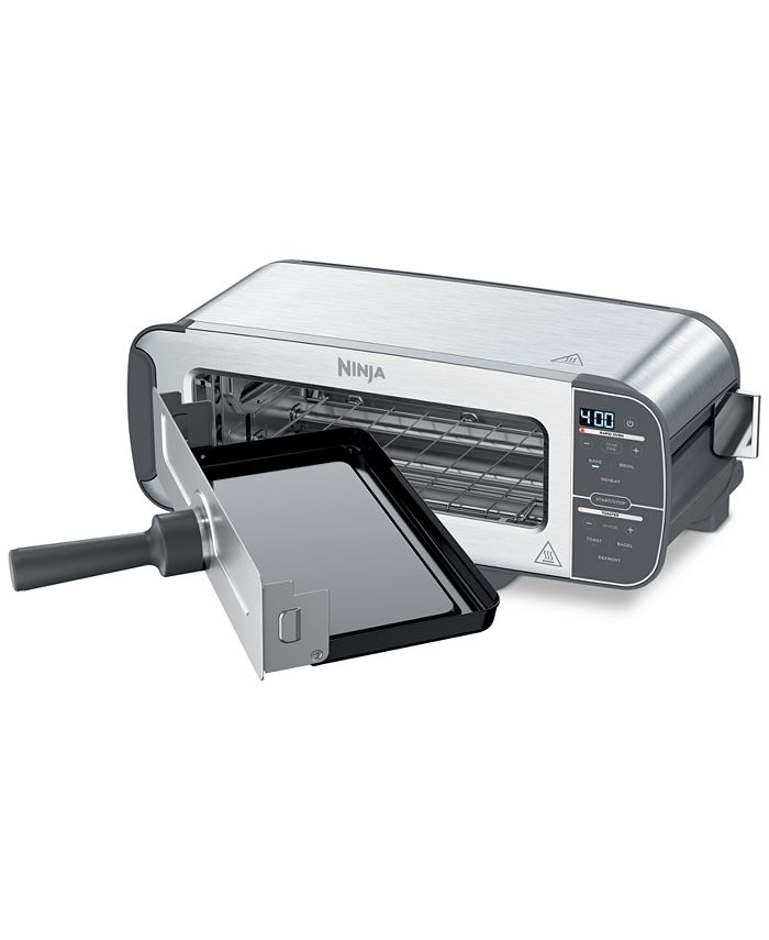 Ninja ST101 Foodi 2in1 Flip Toaster, 2Slice Toaster, Compact Toaster