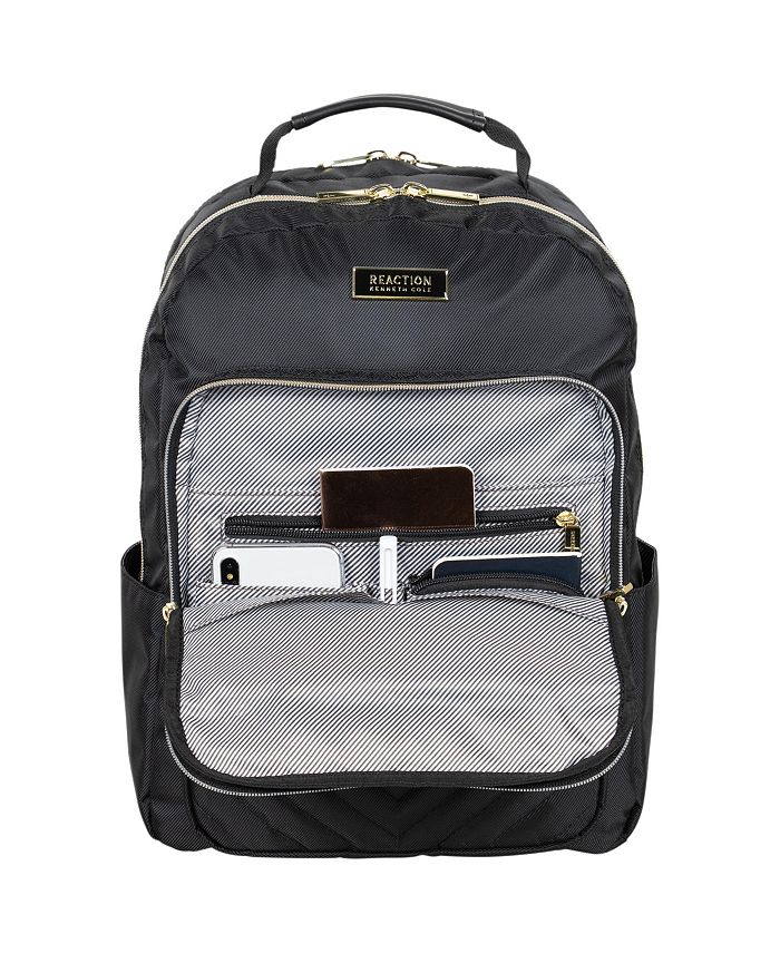 Cole Reaction Madison Square Hardside Chevron Expandable 2pc 20" Carry On Luggage