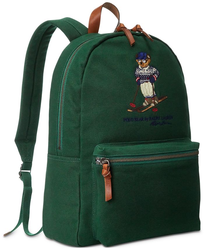 Polo Ralph Lauren Men's Polo Bear Canvas Backpack & Reviews - Bags &  Backpacks - Men - Macy's