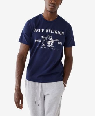 Metallic Buddha T-shirt In Navy | ModeSens