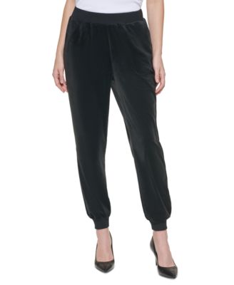 Calvin Klein - Petite Velour Jogger Pants