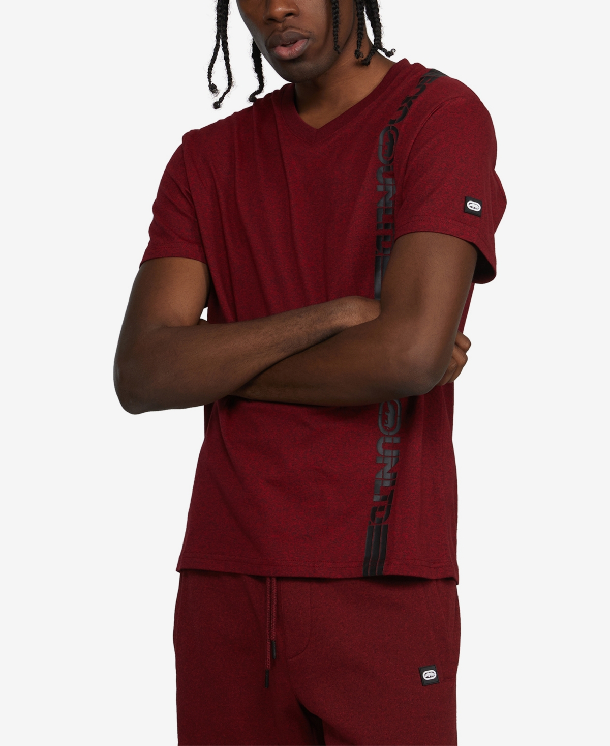 Ecko Unltd Men's Short Sleeves Wrap T-shirt