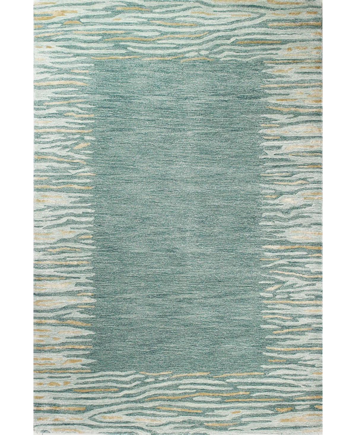 Bb Rugs Downtown HG385 3' 9in x 5' 9in Area Rug - Teal