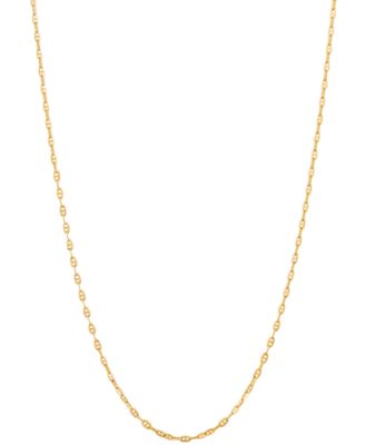 Italian Gold - Mariner Link 20" Chain Necklace in 10k Gold