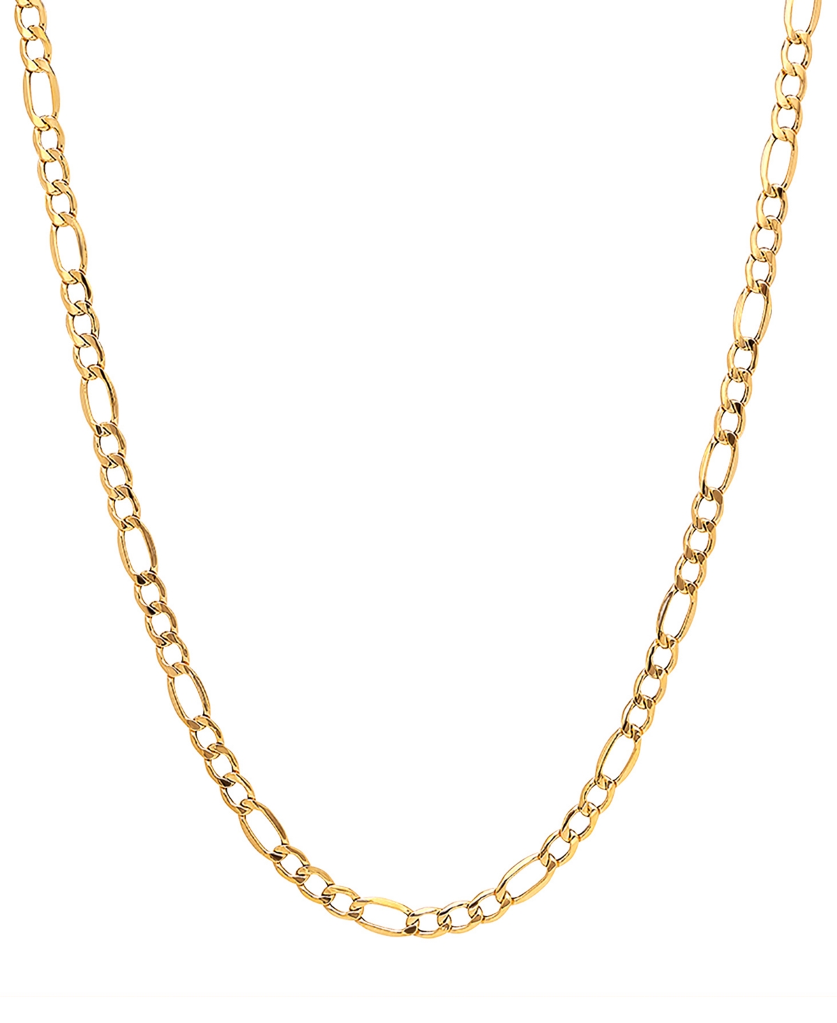 Italian Gold 20" Figaro Link (5-3/4mm) Chain Necklace In 14k Gold In Yellow Gold