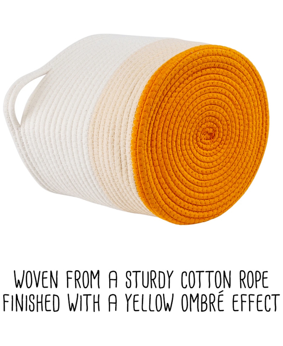 Honey Can Do Nesting Cotton Rope Storage Baskets, Set of 2