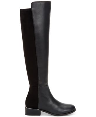 flat under knee boots