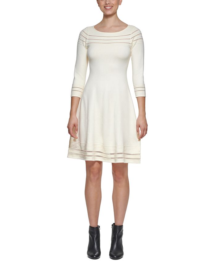 Jessica Howard 3/4Sleeve Sweater Dress Macy's