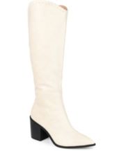 Ivory boots knee high hotsell
