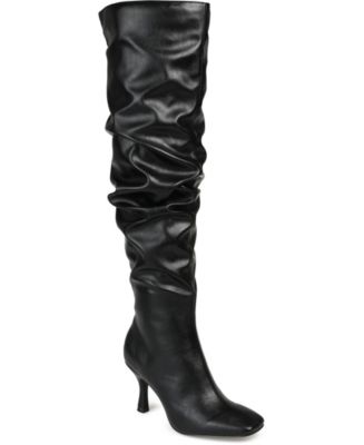 Journee Collection Women's Kindy Wide Calf Slouch Boots - Macy's