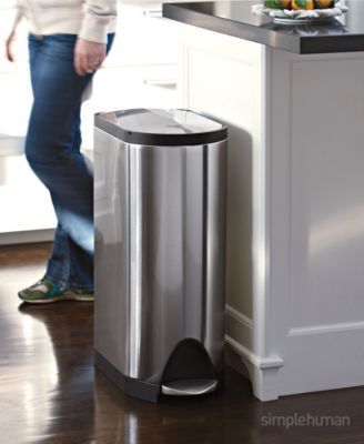 40 Liter Butterfly Lid Recycling Kitchen Trash Can