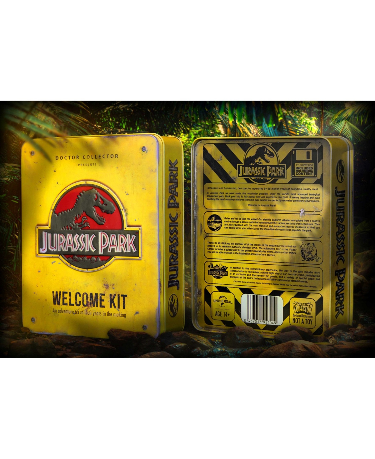 Doctor Collector Jurassic Park Welcome Kit Memories and Collector Kit