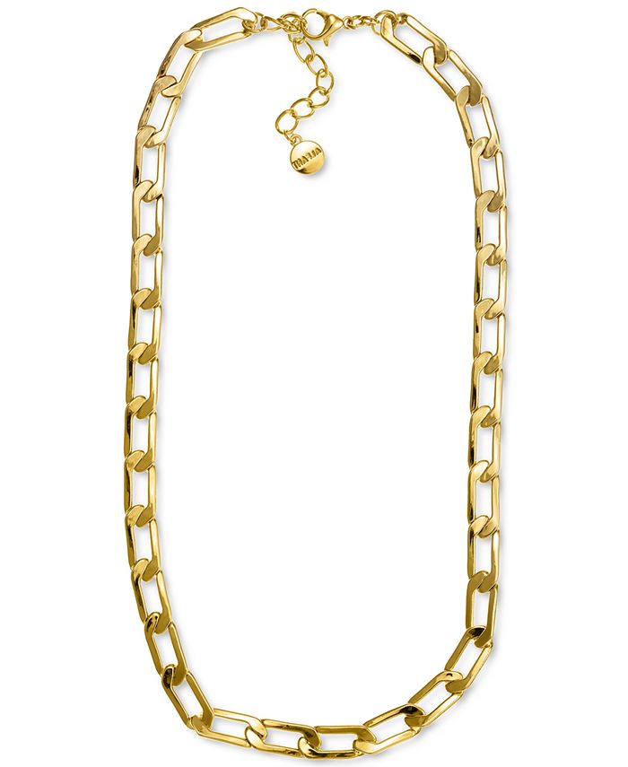 Alfani GoldTone Chain Link Collar Necklace, 17" + 2" extender, Created