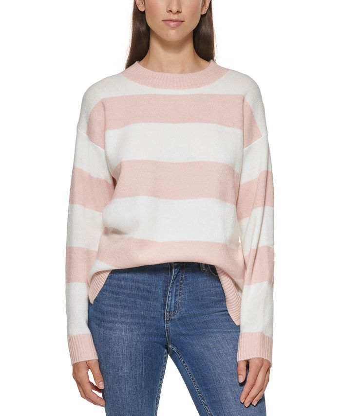 Calvin klein striped sweater top