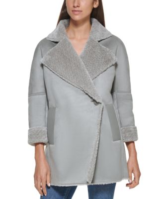 Calvin Klein - Faux Shearling Coat