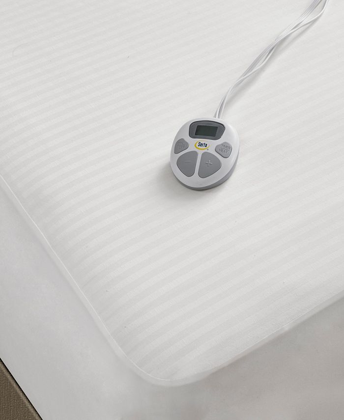 Serta Electric Water Resistant Mattress Pad, Twin XL & Reviews