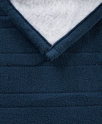 Electric Reversible Fleece to Sherpa Throw, 50" x 60"