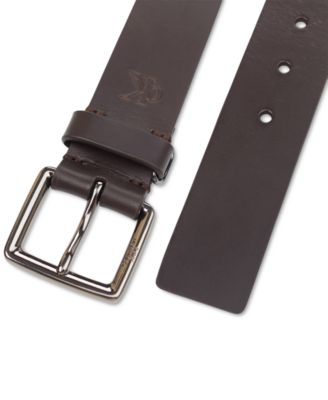 Men's Leather Belt with Keeper Ring
