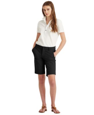 Lauren Ralph Lauren Twill Stretch Bermuda Shorts