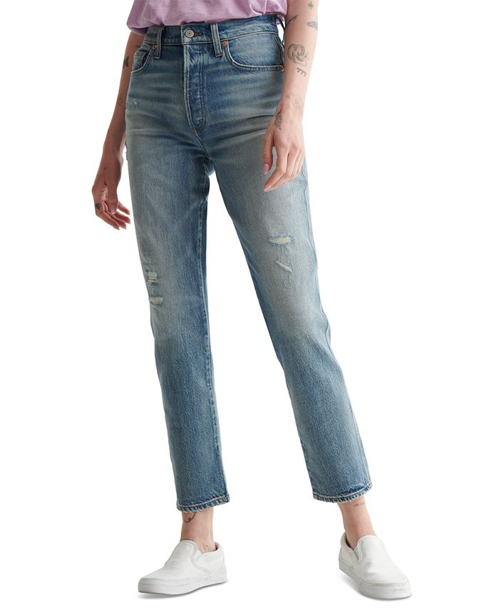 Lucky Brand Women's High Rise Drew Mom Jean, Wasson, 28 at  Women's  Jeans store