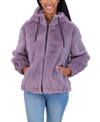 reversible fur bomber jacket