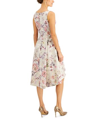 Adrianna Papell Floral-Print Cocktail Dress - Macy's