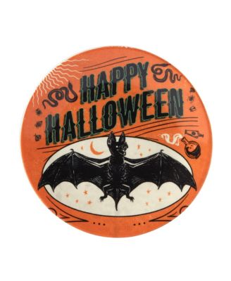 Scaredy Cat Canape Plates, Set of 4