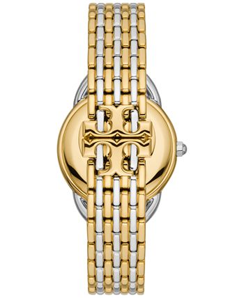 Tory Burch Women s Ravello Two Tone Stainless Steel Bracelet Watch