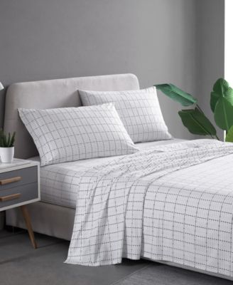 City Scene Beekman Plaid Cotton Percale 