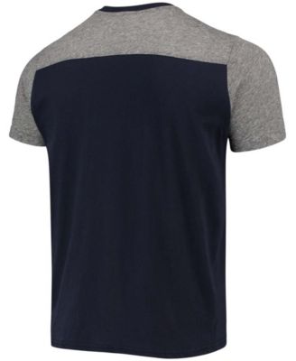 Men's Navy, Gray New England Patriots Field Goal Slub T-shirt