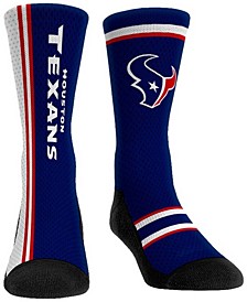 Men's and Women's Houston Texans Classic Uniform Multi Crew Socks