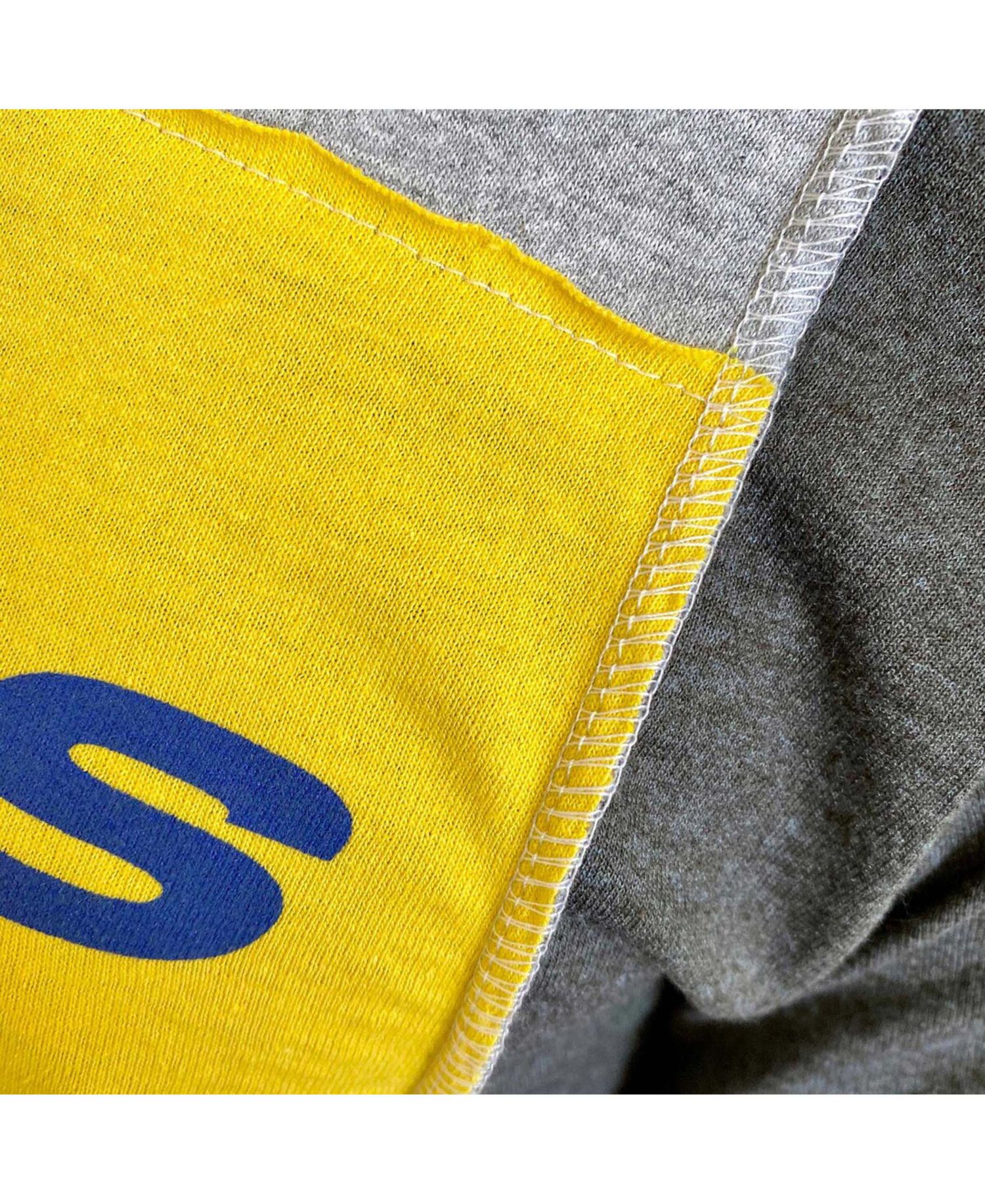Men's Heathered Gray Los Angeles Rams Split T-shirt