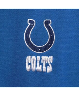 Men's Royal Indianapolis Colts Craftsman Thermal Lined Full-Zip Hoodie