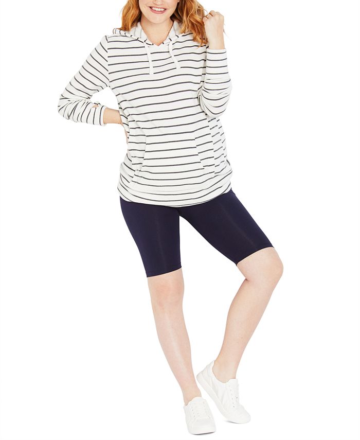 cotton maternity bike shorts