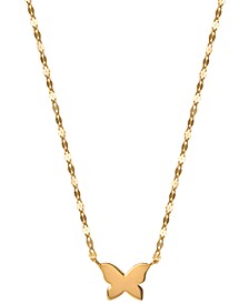 Polished Butterfly 18" Pendant Necklace, Created for Macy's