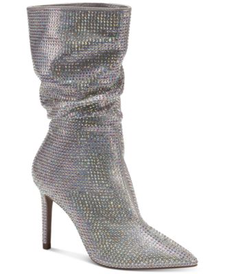 Women's Raquell Rhinestone Slouch Dress Boots