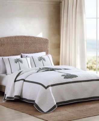 Tommy Bahama Home Tommy Bahama Palm Island Cotton Reversible Quilt ...