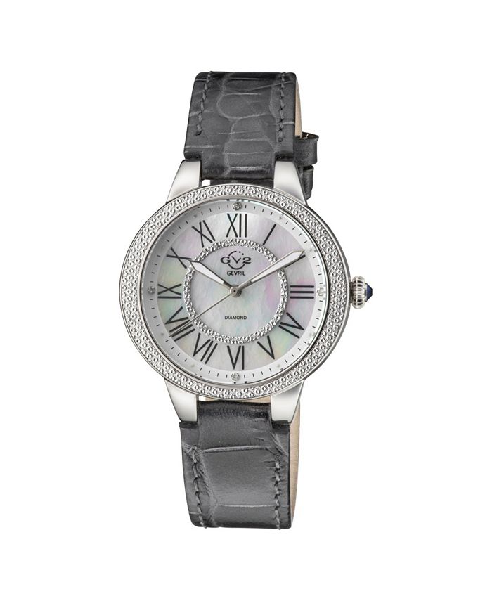 Gevril women's astor diamond quartz watch 40mm top