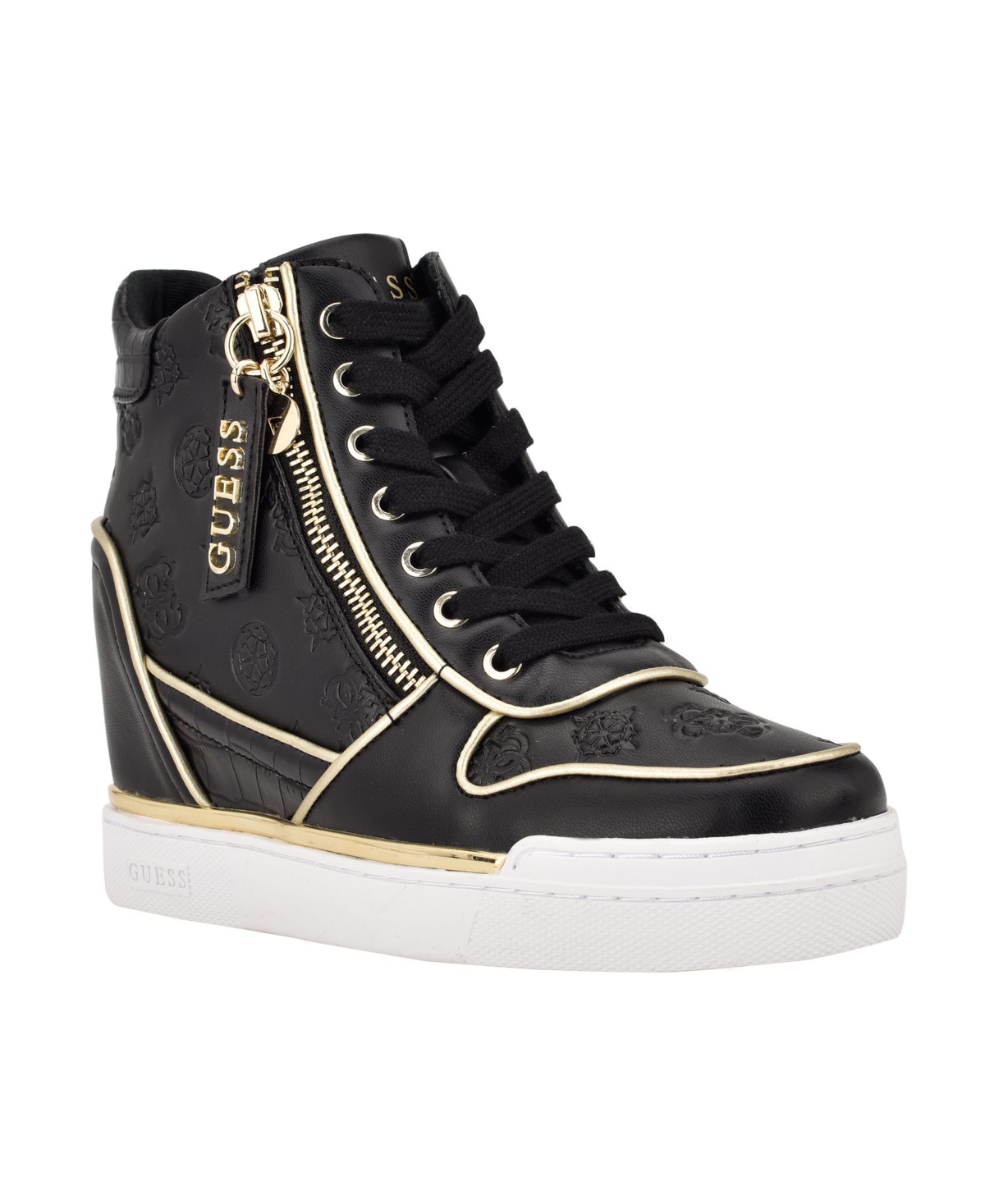 Guess Women s Fiora Wedge Fashion Sneakers Women s Shoes Smart Closet