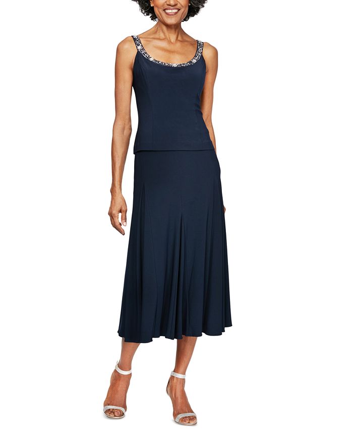 Alex Evenings Petite Midi Dress & Jacket Macy's