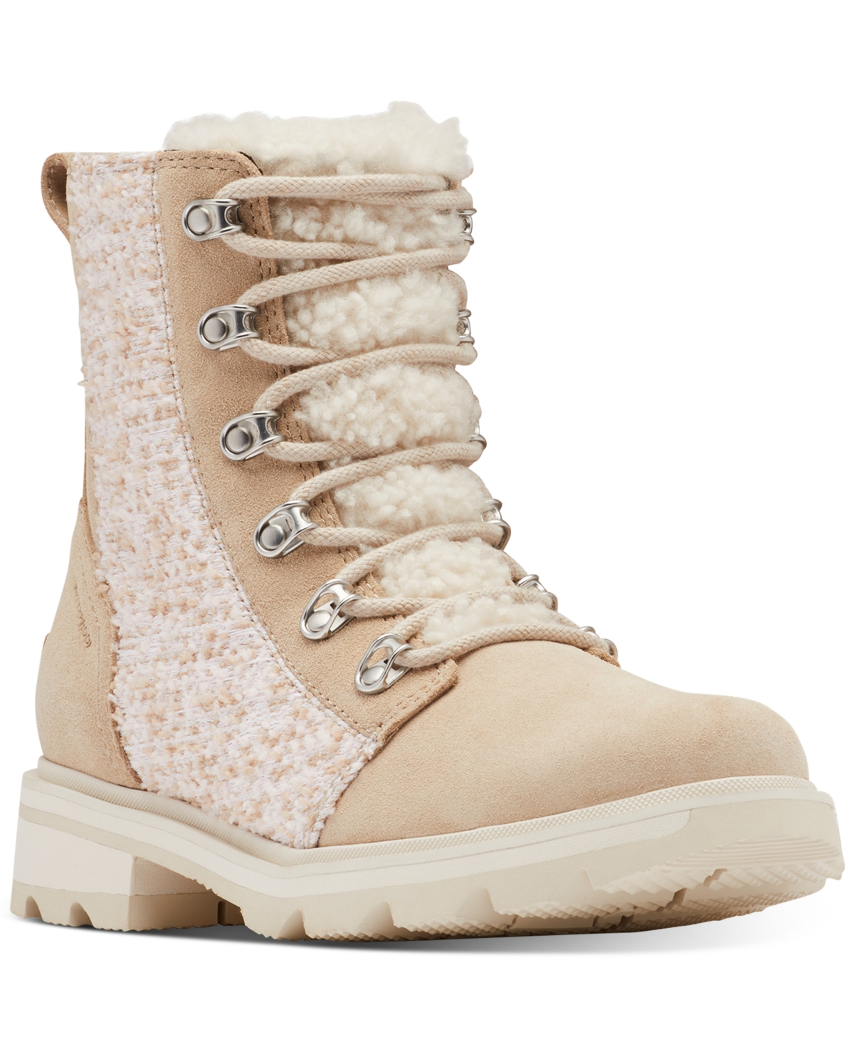 Women's phoenix clearance lace shearling boot