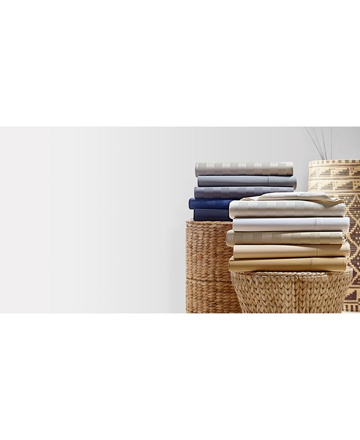Charter Club 1 5 Stripe 100 Supima Cotton 550 Thread Count 4 Pc 
