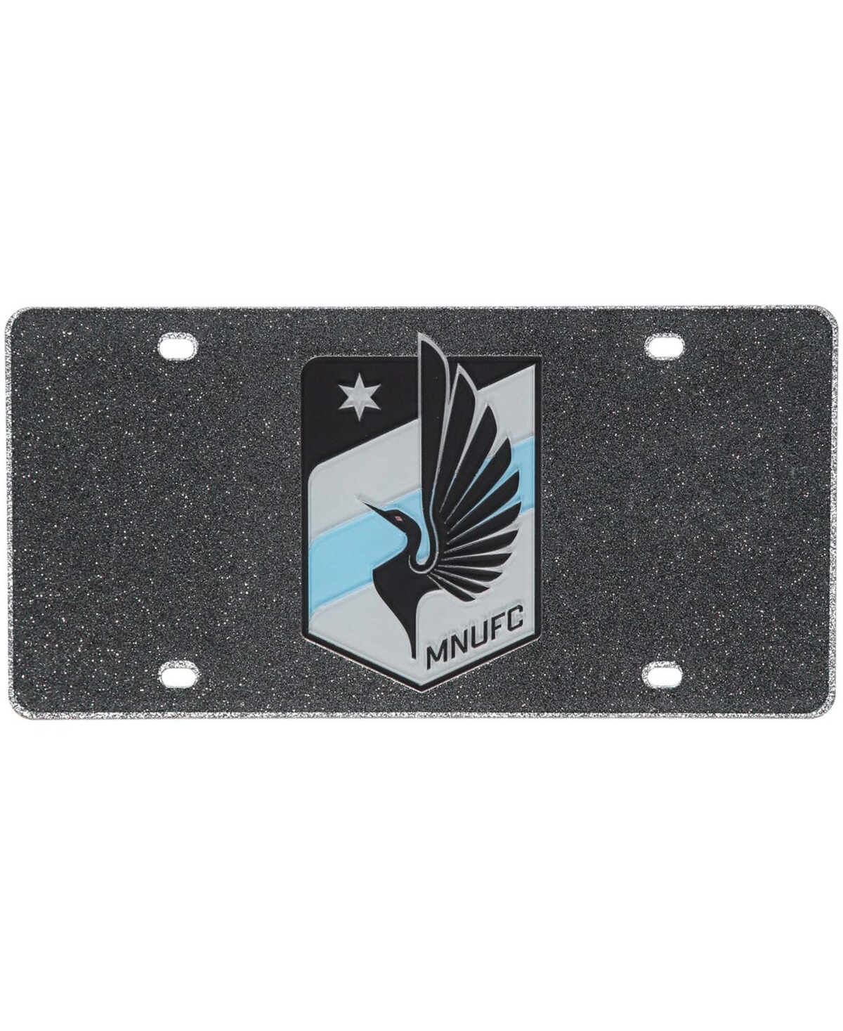 Multi Minnesota United Fc Acrylic Glitter License Plate - Multi