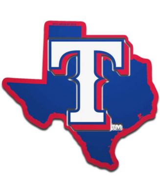 Multi Texas Rangers Metallic State Shape Acrylic Auto Emblem - Macy's