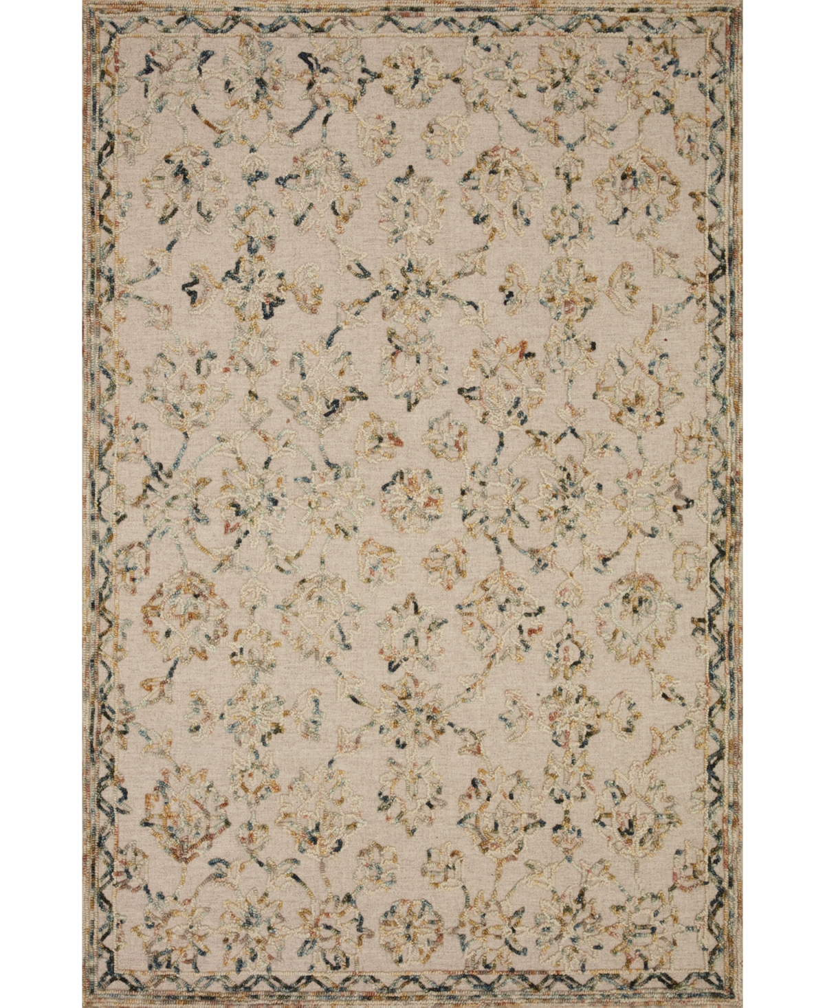 Loloi Ii Halle Halehae-04 8'6in x 12' Area Rug - Beige, Multi