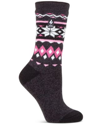 Heat Holders - Women's Lite Melissa Fairisle Crew Socks