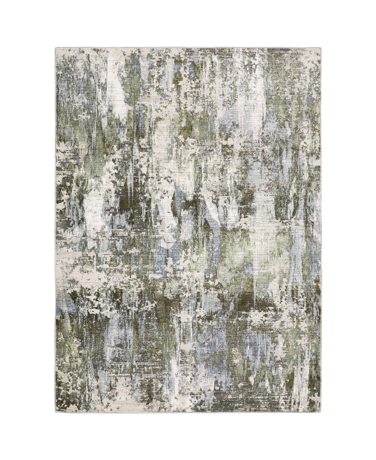 Jhb Design Convoy CON206 7'10in x 10'10in Area Rug - Green