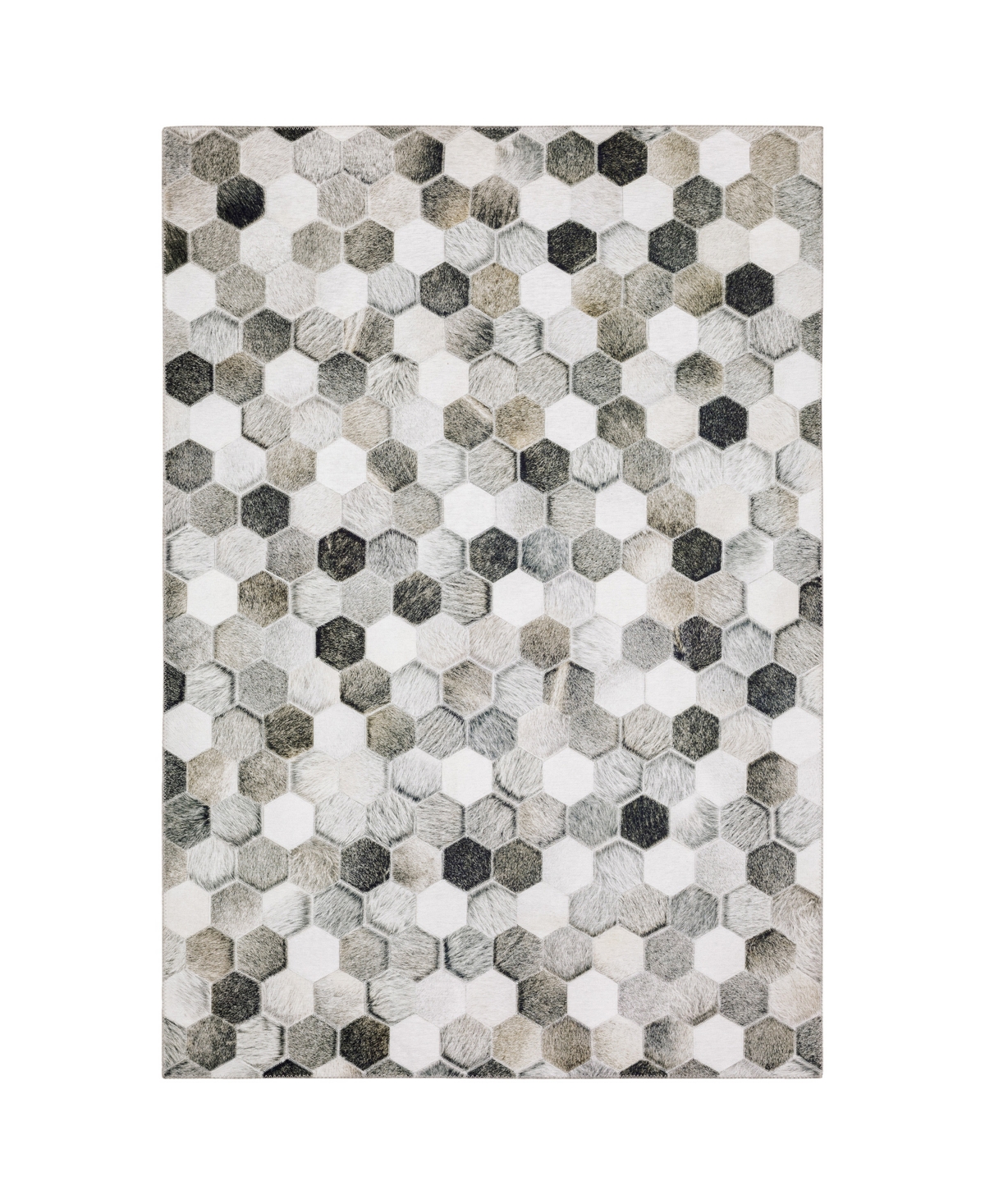 Jhb Design Colts Neck CN017 8'9in x 12' Area Rug - Gray