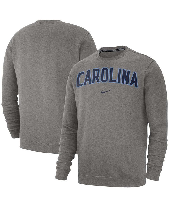 Nike Men's North Carolina Tar Heels Club Fleece Sweatshirt - Macy's
