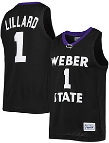 Original Men's Damian Lillard Black Weber State Wildcats Alumni Commemorative Classic Basketball Jersey
